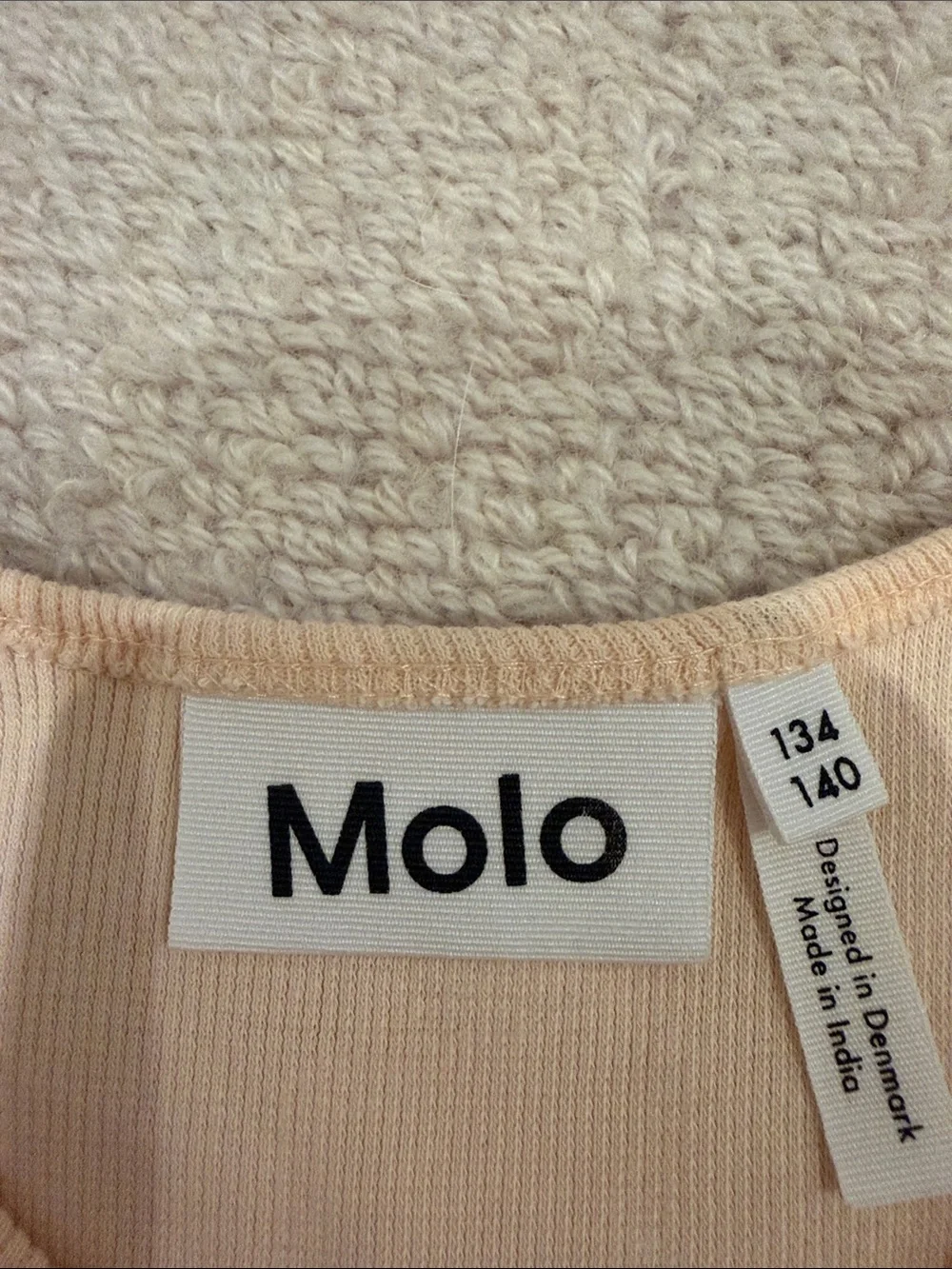 Molo Pink Tank Dress with Rainbow Heart Print - Kids